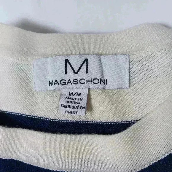 MAGASCHONI Shortsleeve Cotton/Modal knit shirt.  Ladies M - Picture 8 of 8